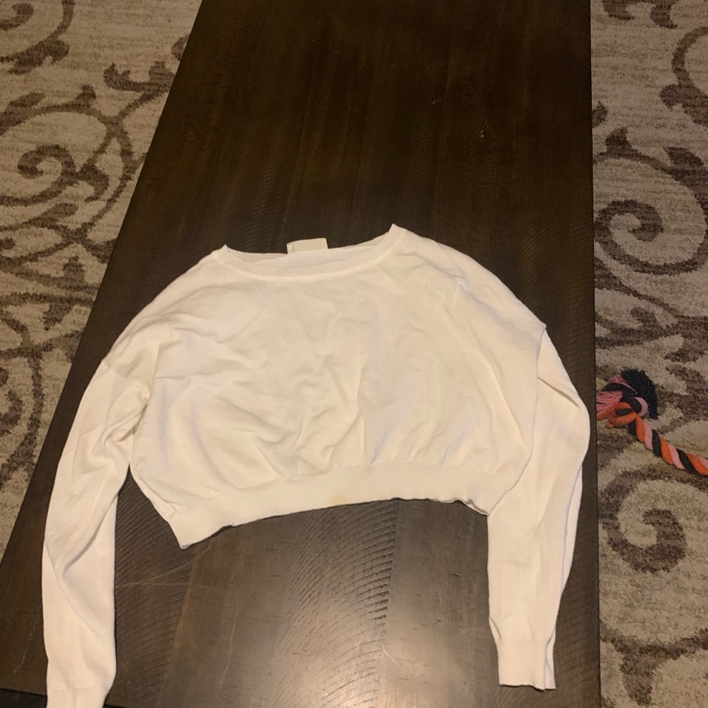 Long sleeve crop top